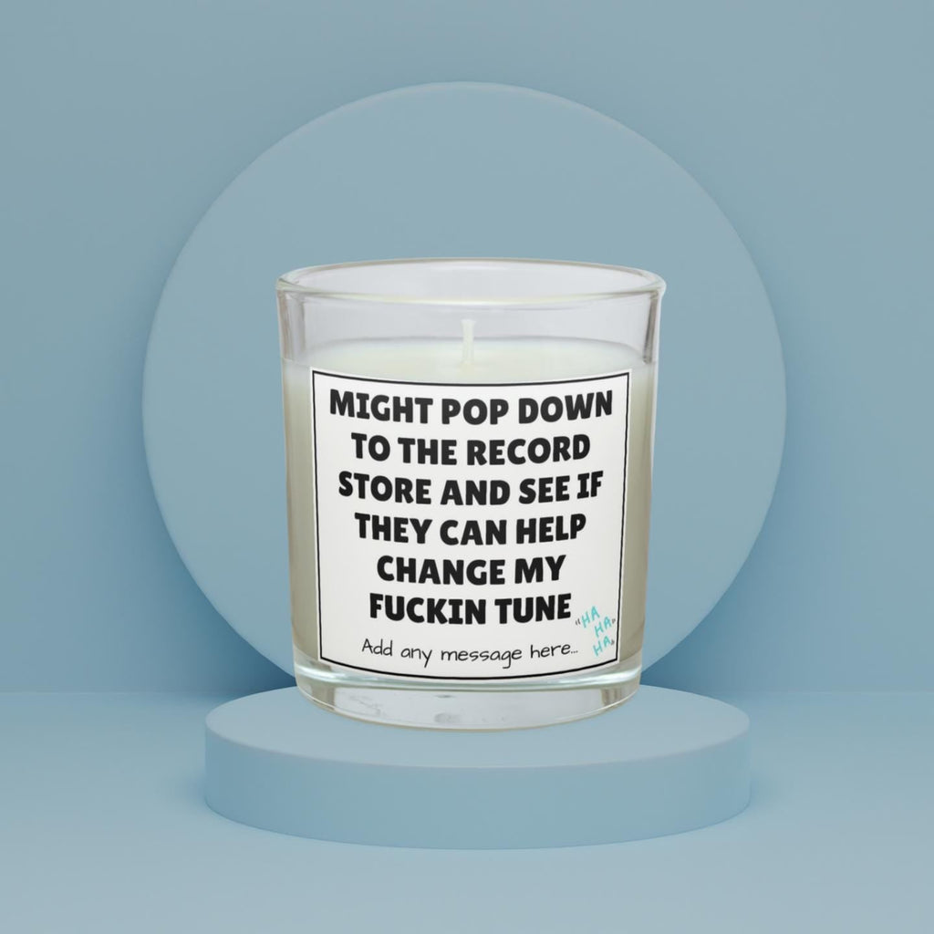 Funny Change My Tune Personalised Candle | Funny Adult Joke Candle | Funny Gift for Friends | Funny Meme Candle | Secret Santa | Birthday Etsy