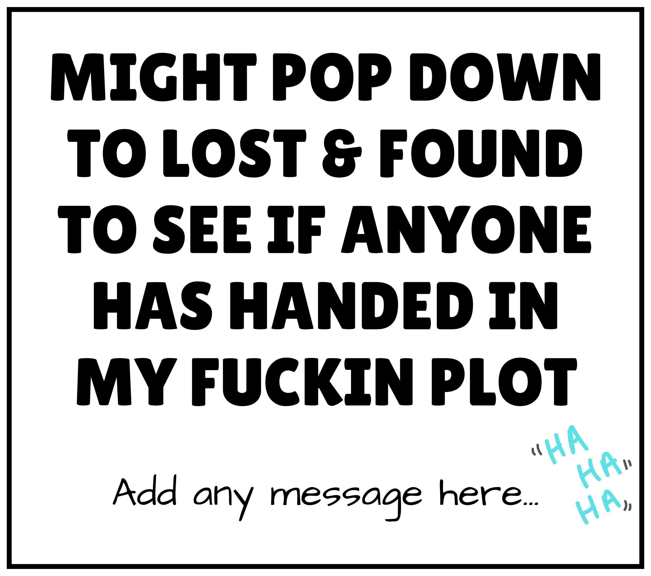 Lost the Plot Personalised Candle | Funny Life Joke Gift | Novelty Gift for Best Friend | funny Co Worker Gift | Mental Health Candle Gifts Etsy