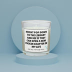 New Chapter Funny Personalised Candle | Novelty Life Struggles Gift | Bright Side of Life Candle Gift | Funny Thoughtful Gift | Message Gift Etsy