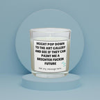 Brighter Future Funny Joke Candle | Sarcastic Funny Joke Candle | Funny Adult Candle | Gift for Friends | Work Friend Gift | Secret Santa Etsy