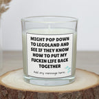 Life Falling Apart Funny Candle | Funny Mental Breakdown Gift | Breakup Gifts | Funny Message Candle | Funny Gift for Him Her | Secret Santa Etsy