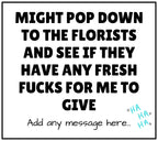 Funny No Fucks Given Personalised Candle | Novelty Adult Gift for Friends | Funny Workmate Gift | Secret Santa | My Last Fuck Candle Gift Etsy