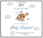 A Little Boy Is On The Way Personalised Candle | Custom Baby Announcement Gift | Baby Shower Décor | Baby Due Date Candle | Expecting Parent Etsy