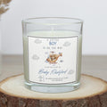 A Little Boy Is On The Way Personalised Candle | Custom Baby Announcement Gift | Baby Shower Décor | Baby Due Date Candle | Expecting Parent Etsy