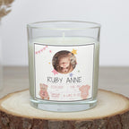 It's a Girl Personalised Photo Candle | Baby Birth Announcement Gift | New Born Baby Gift | Baby Photo | New Grandparent Gift | New Auntie Etsy