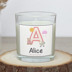 Baby Girl Name & Initial Personalised Candle | Newborn Girl Gifts | Nursery Decoration | New Parent Gifts | Custom Baby Shower Candle Gifts Etsy