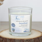 Welcome To The World Newborn Baby Boy Candle | Baby Boy Birth Gift | New Parents | Personalised Nursery Décor | Newborn Baby Keepsake Candle Etsy