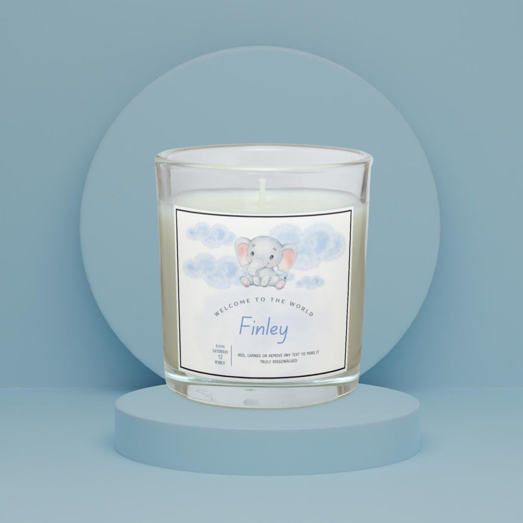 Newborn Baby Boy Keepsake Gift | Personalised Baby Boy Candle | Gift for New Parents | Nursery Keepsake Candle | Gift for New Grandparents Etsy