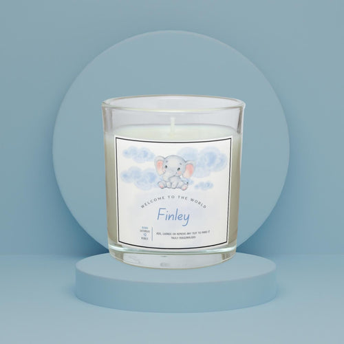 Newborn Baby Boy Keepsake Gift | Personalised Baby Boy Candle | Gift for New Parents | Nursery Keepsake Candle | Gift for New Grandparents Etsy