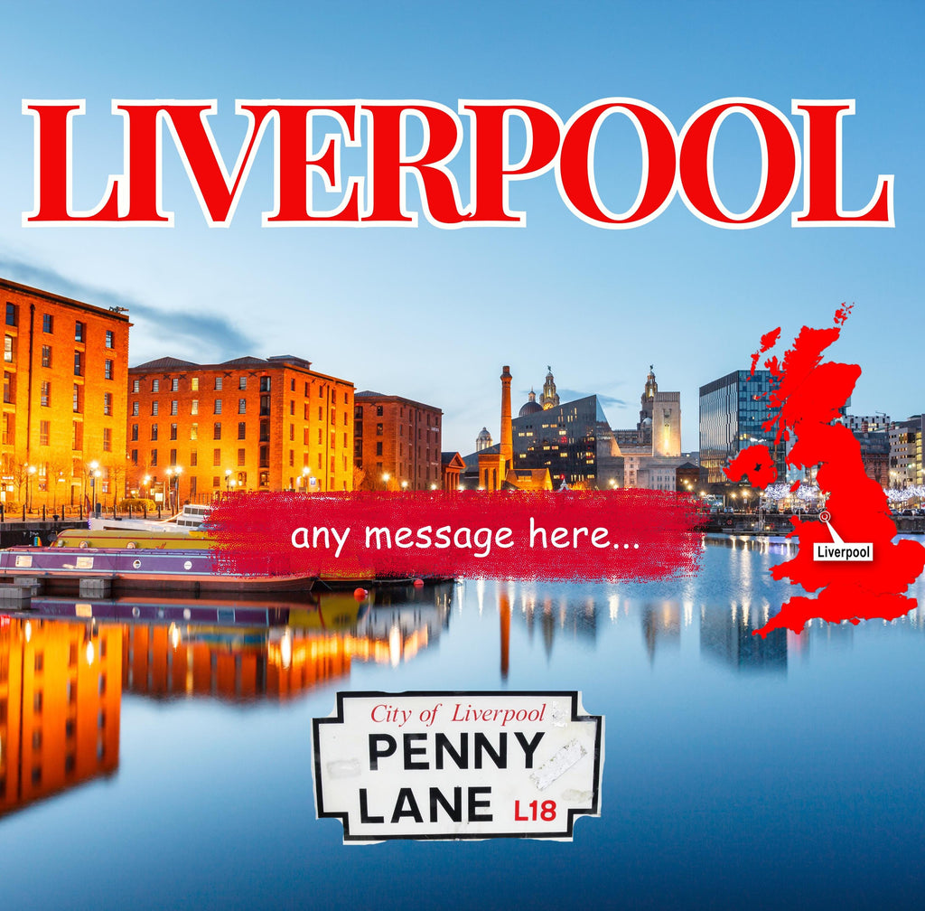 Personalised Liverpool Mug | Custom Message | Scouse Pride Gift | Liverpool | Novelty | Scouse | Coffee Cup | Gift For Scousers | Penny Lane Etsy