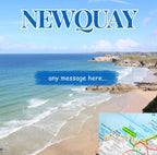 Personalised Newquay Mug | Custom Message | Cornwall Souvenir | Seaside Keepsake Novelty Mug | Place Name | Newquay | Personalised Gift Etsy