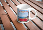 Personalised Blackpool Mug | Seaside Scene | Custom Message | Coastal Gift | Tower & Tram Design | Lancashire Souvenir | Blackpool Gift Etsy