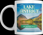 Lake District Personalised Mug | Scenic UK Landscape Gift | Custom Message Mug | Nature Lover Present | Cumbria Souvenir | Novelty Mug | DIY Etsy