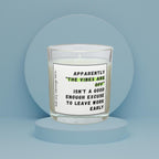 Funny Office Joke Personalised Candle | Funny Work Vibe Gift | Funny Colleague Message Gift | Sarcastic Gift for Boss | Funny Desk Joke Gift Etsy