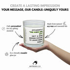 Funny Office Joke Personalised Candle | Funny Work Vibe Gift | Funny Colleague Message Gift | Sarcastic Gift for Boss | Funny Desk Joke Gift Etsy