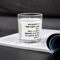 Funny Office Joke Personalised Candle | Funny Work Vibe Gift | Funny Colleague Message Gift | Sarcastic Gift for Boss | Funny Desk Joke Gift Etsy