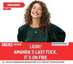 Last Fuck Personalised Candle | Funny Breaking News Photo Message Gift Etsy