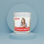 Birthday Message & Photo Personalised Candle | Breaking News Style Funny Birthday Gift Etsy