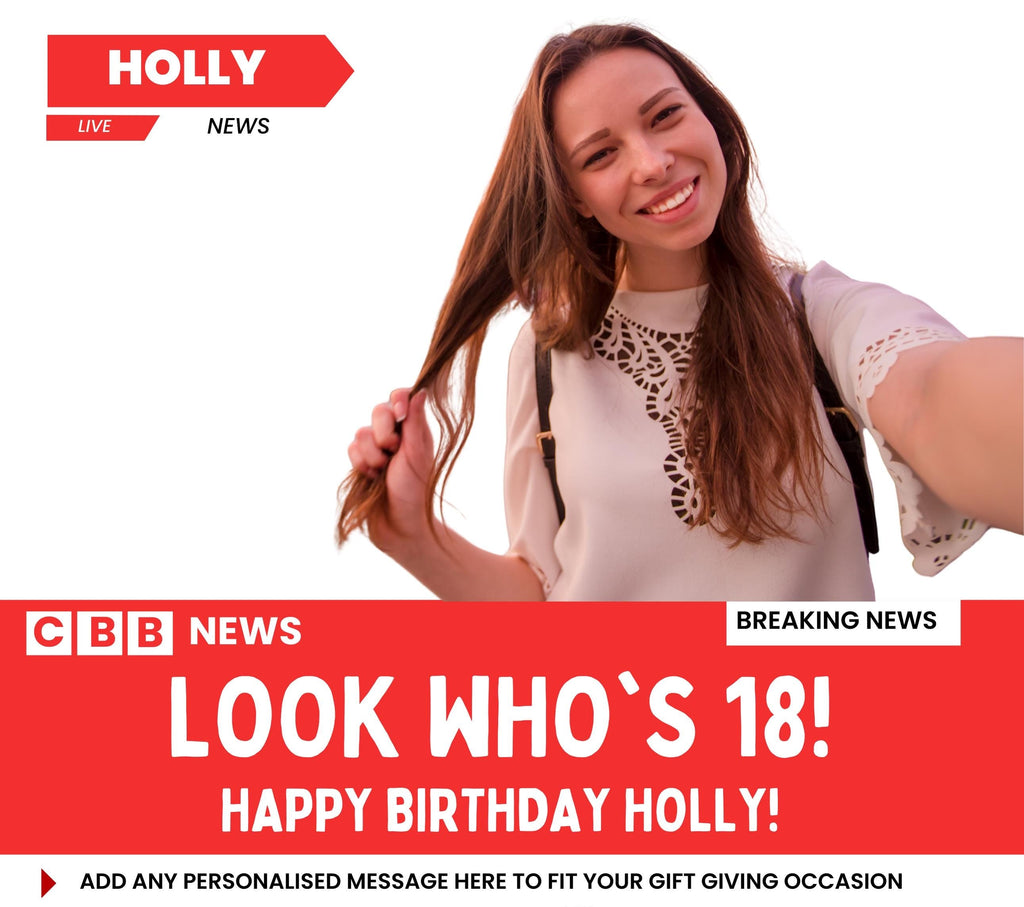18th Birthday Photo & Message Personalised Soy Wax Candle | Fun News Style Birthday Gift | 18th Milestone Birthday Candle Gift Etsy