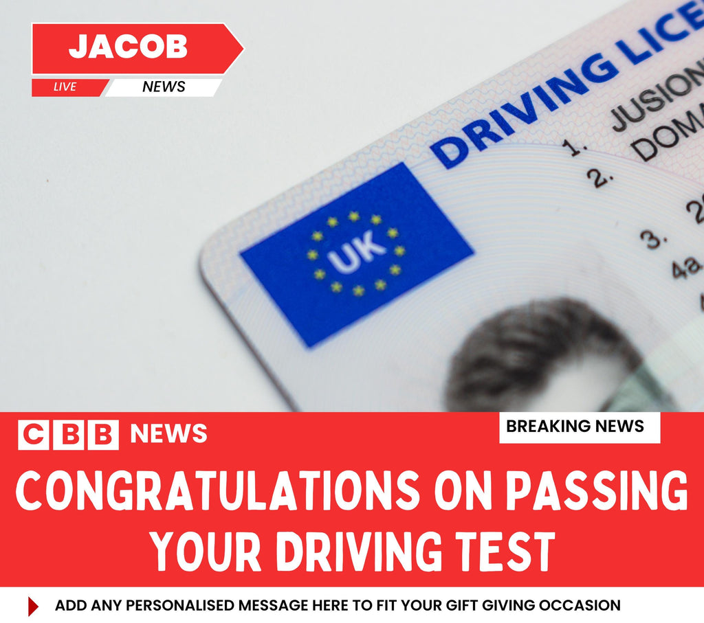 New Driver Personalised Soy Wax Candle | Funny Passed Your Driving Test News | Congratulations New Driver Photo & Message Candle Gift Etsy
