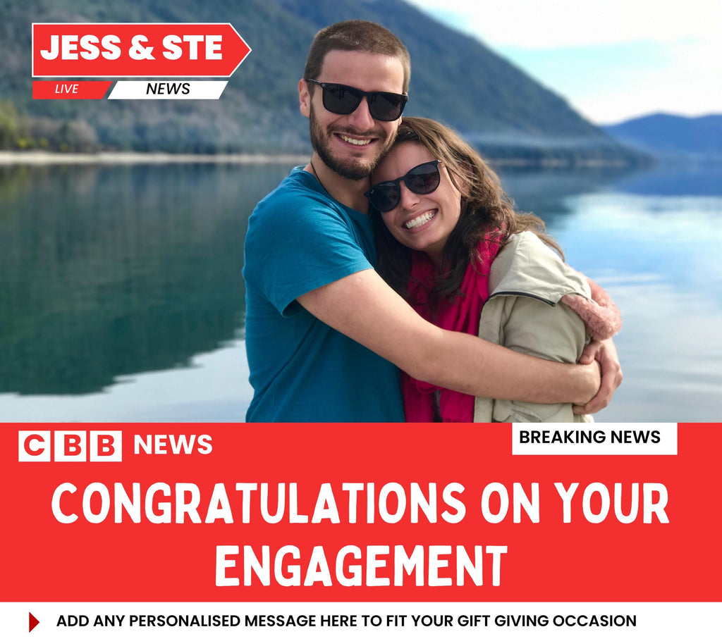 Engagement Personalised Soy Wax Candle | Engagement Photo & Message Custom Gift | Congratulations on Your Engagement Candle Gift Etsy