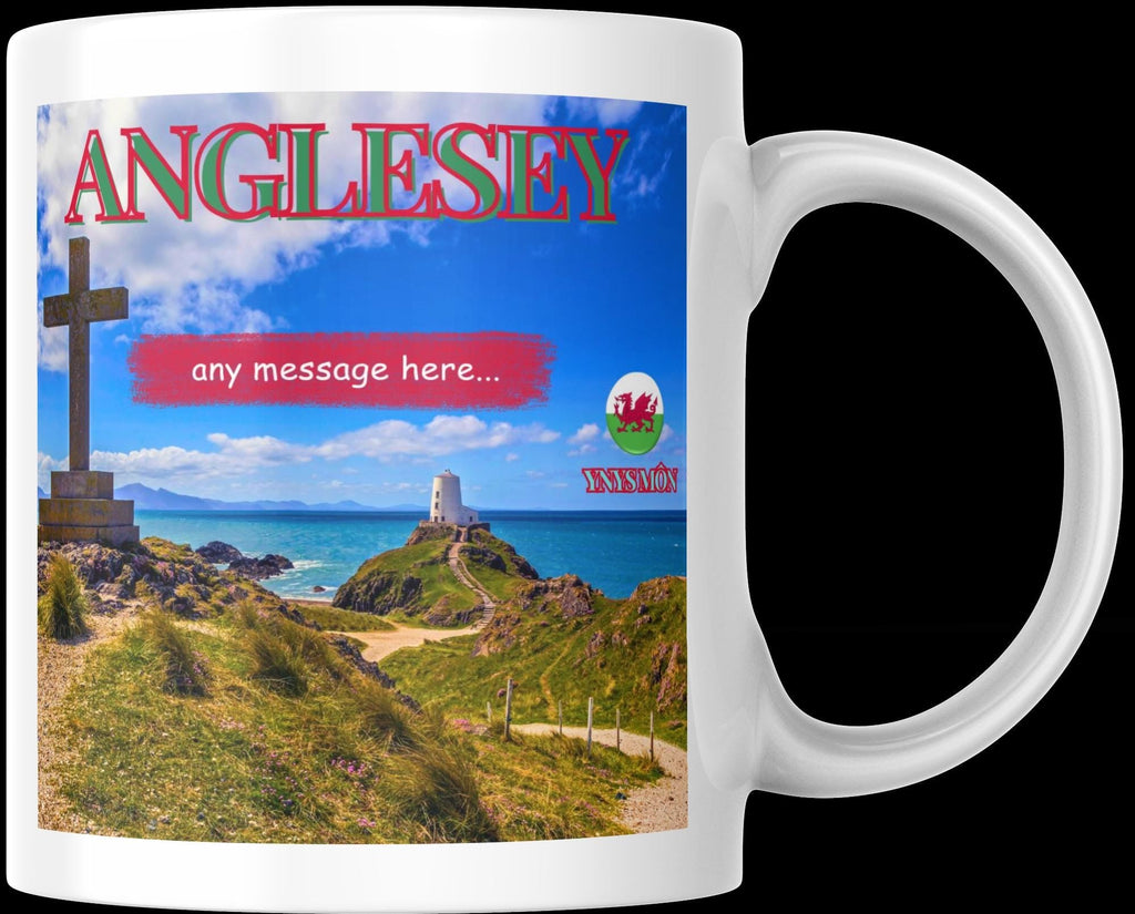Personalised Anglesey Mug | Custom Ynys Môn Gift | Welsh Coastal Mug | Lighthouse Coffee Cup | Wales Souvenir | Gift for Him or Her Etsy