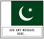 Pakistan Personalised Candle | Flag of Pakistan Gift | Eid Celebration Gift | Pakistani Family Gift | Pakistani Message Candle | Eid Candle Etsy