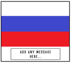 Russia Personalised Candle | Flag of Russia Gift | Russia Message Candle | Russian Gifts | Russian Culture | Missing Russia | Russia Décor Etsy