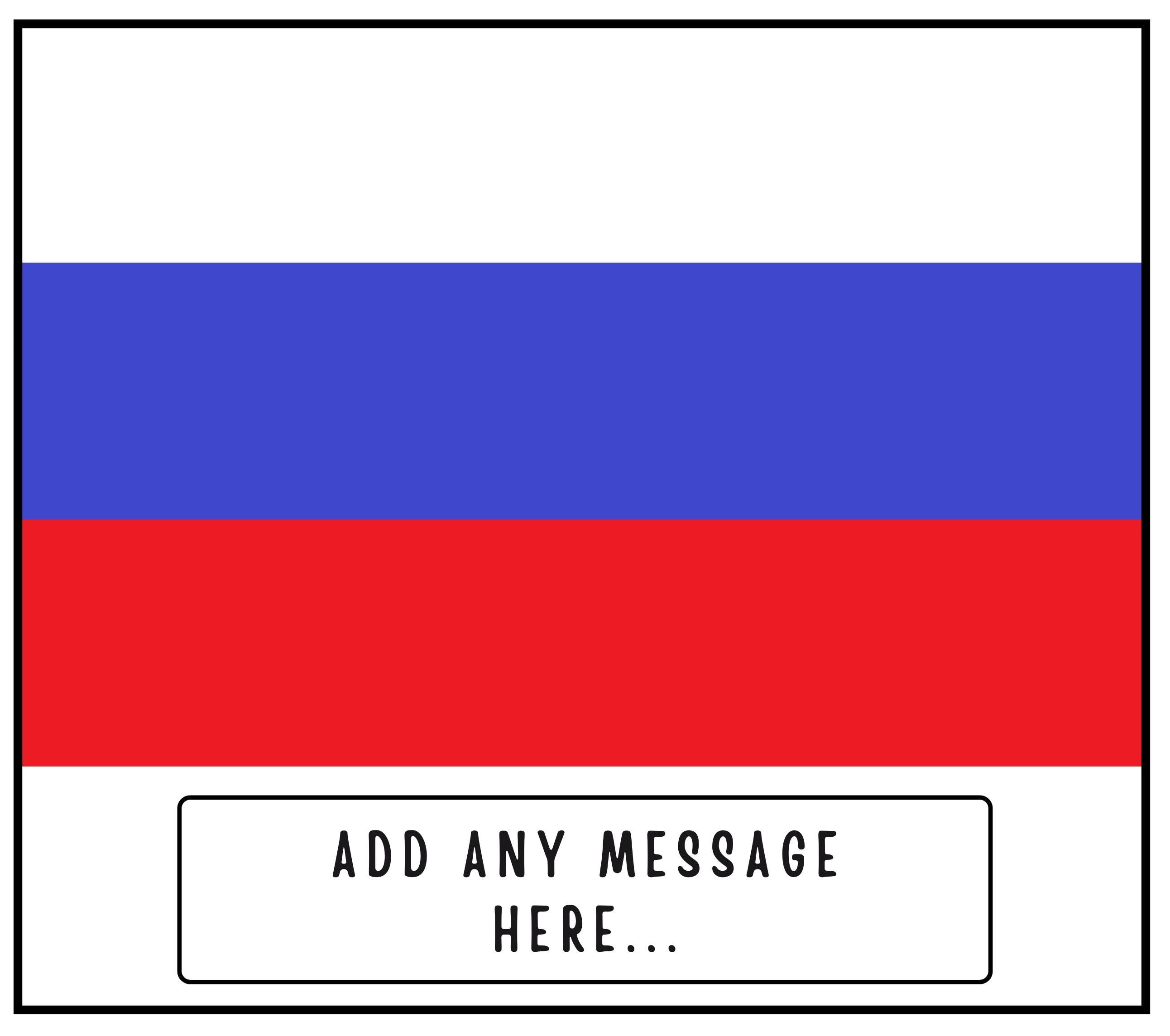 Russia Personalised Candle | Flag of Russia Gift | Russia Message Candle | Russian Gifts | Russian Culture | Missing Russia | Russia Décor Etsy
