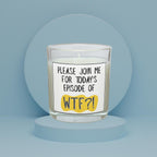 WTF What the Fuck Personalised Soy Wax Candle | Funny WTF Custom Message Soy Wax Candle Gift Etsy