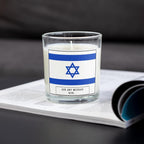Israel Personalised Candle | Flag of Israel | Gift for Jewish Person | Israeli Home Décor | Israel Message Gift | Israel Culture Candle Gift Etsy