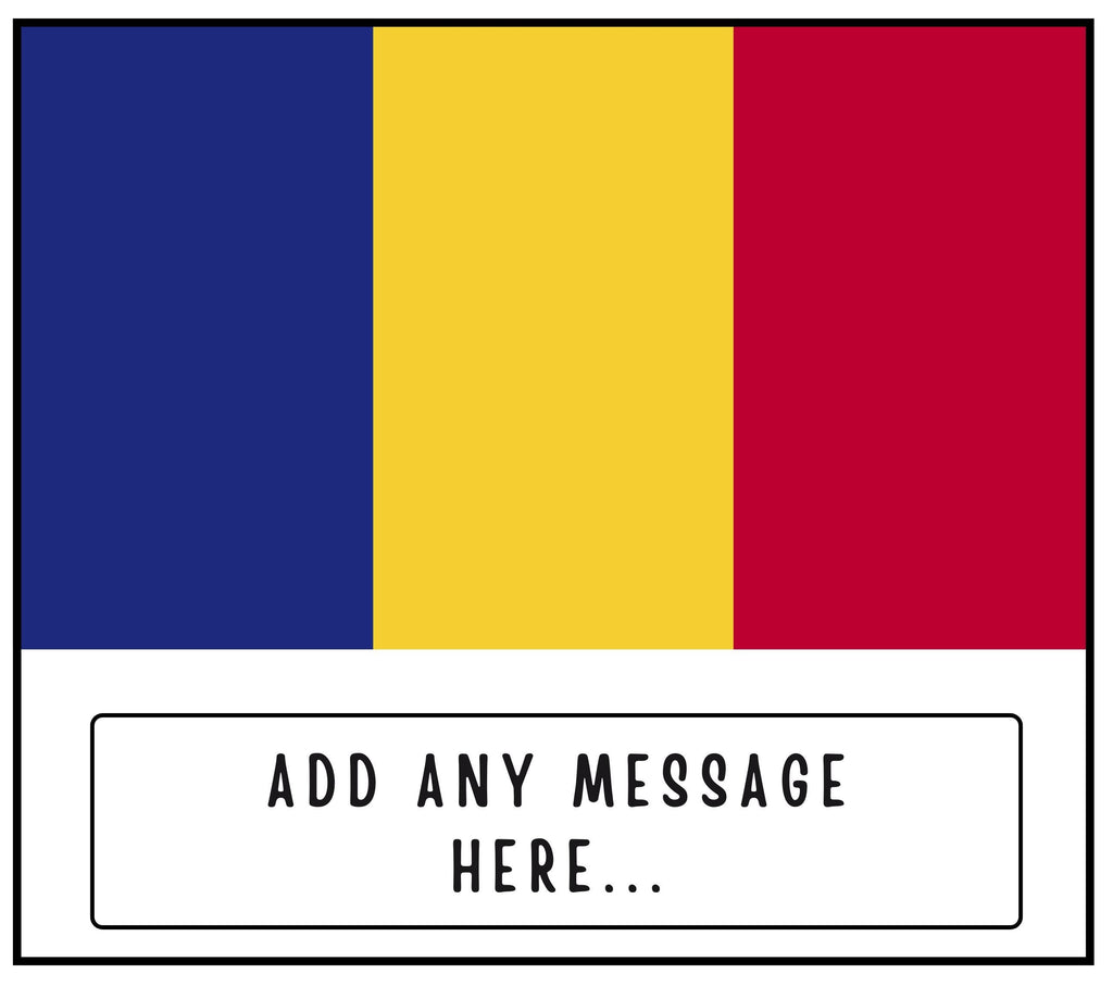 Romania Personalised Candle | Romanian Flag Gift | Flag of Romania Candle | Gift for Romanian | Romania Message Gift | Romanian Culture Etsy