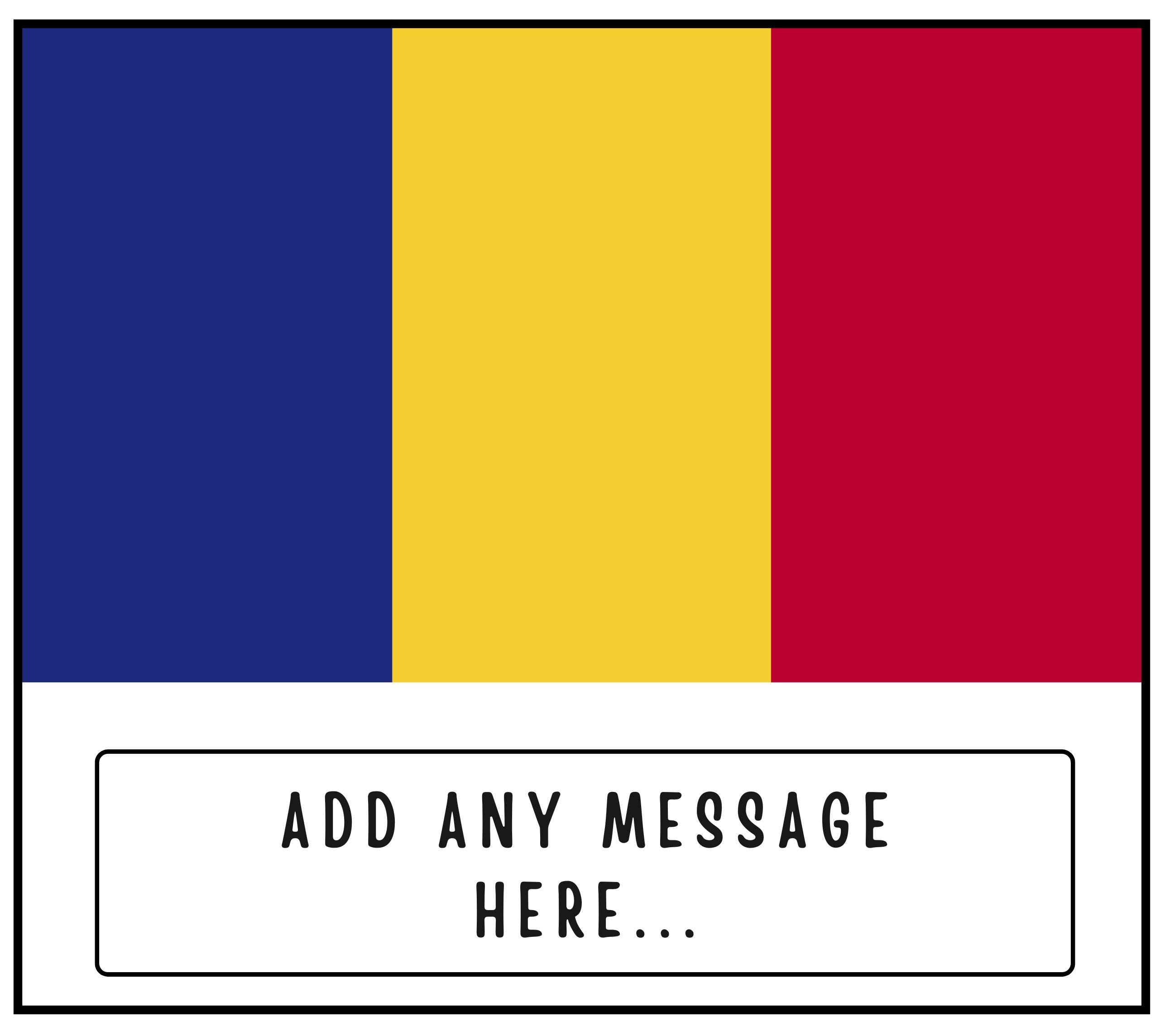 Romania Personalised Candle | Romanian Flag Gift | Flag of Romania Candle | Gift for Romanian | Romania Message Gift | Romanian Culture Etsy