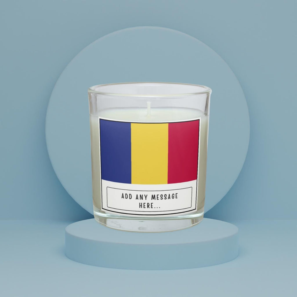 Romania Personalised Candle | Romanian Flag Gift | Flag of Romania Candle | Gift for Romanian | Romania Message Gift | Romanian Culture Etsy