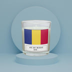 Romania Personalised Candle | Romanian Flag Gift | Flag of Romania Candle | Gift for Romanian | Romania Message Gift | Romanian Culture Etsy
