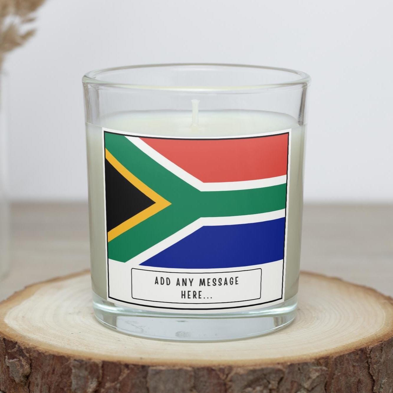 South Africa Personalised Candle | Flag of South Africa | Gift for South African | South Africa Home Décor | South Africa Custom Candle Gift Etsy