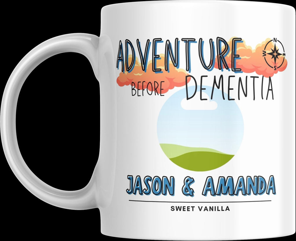 Personalised Adventure Before Dementia Mug | Custom Photo Motorhome Gift | Campervan Coffee Cup | Funny Vanlife Present Etsy