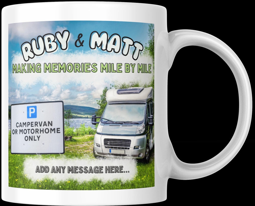 Personalised Motorhome Mug | Custom Campervan Gift | Making Memories Mile by Mile | Funny Vanlife Present | UK Travel Mug Etsy