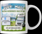 Personalised Motorhome Mug | Custom Campervan Gift | Making Memories Mile by Mile | Funny Vanlife Present | UK Travel Mug Etsy