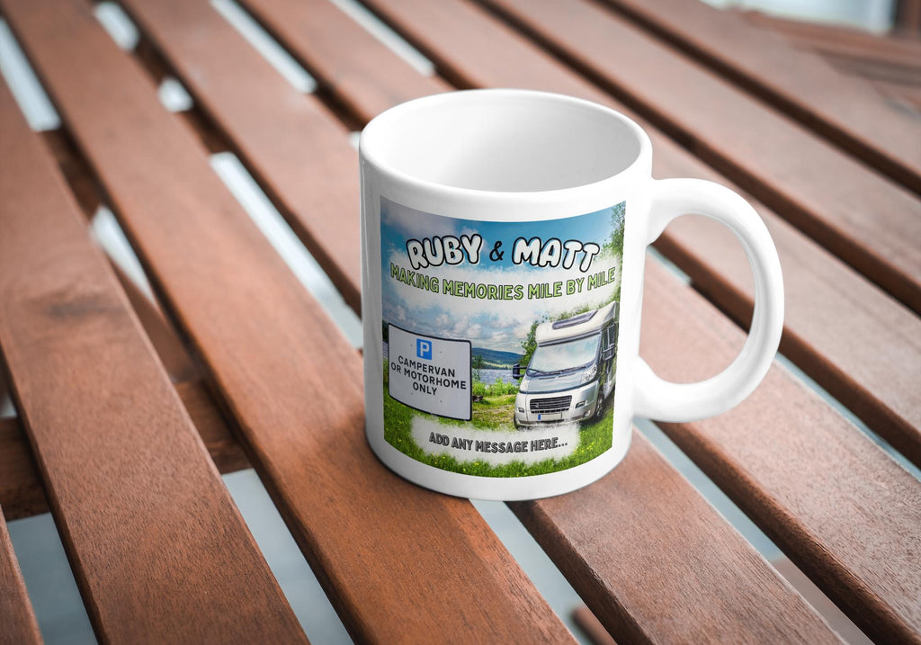 Personalised Motorhome Mug | Custom Campervan Gift | Making Memories Mile by Mile | Funny Vanlife Present | UK Travel Mug Etsy