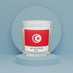 Tunisia Personalised Candle | Flag of Tunisia | Tunisian Flag Gift | Gift for Tunisian | Tunisia Home Décor | Custom Tunisia Gift | Candle Etsy