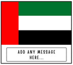 UAE Personalised Candle | United Arab Emirates Flag | UAE Flag Gift | Gift for Emirati | UAE Home Décor | Emirati Culture Gift | Custom Gift Etsy