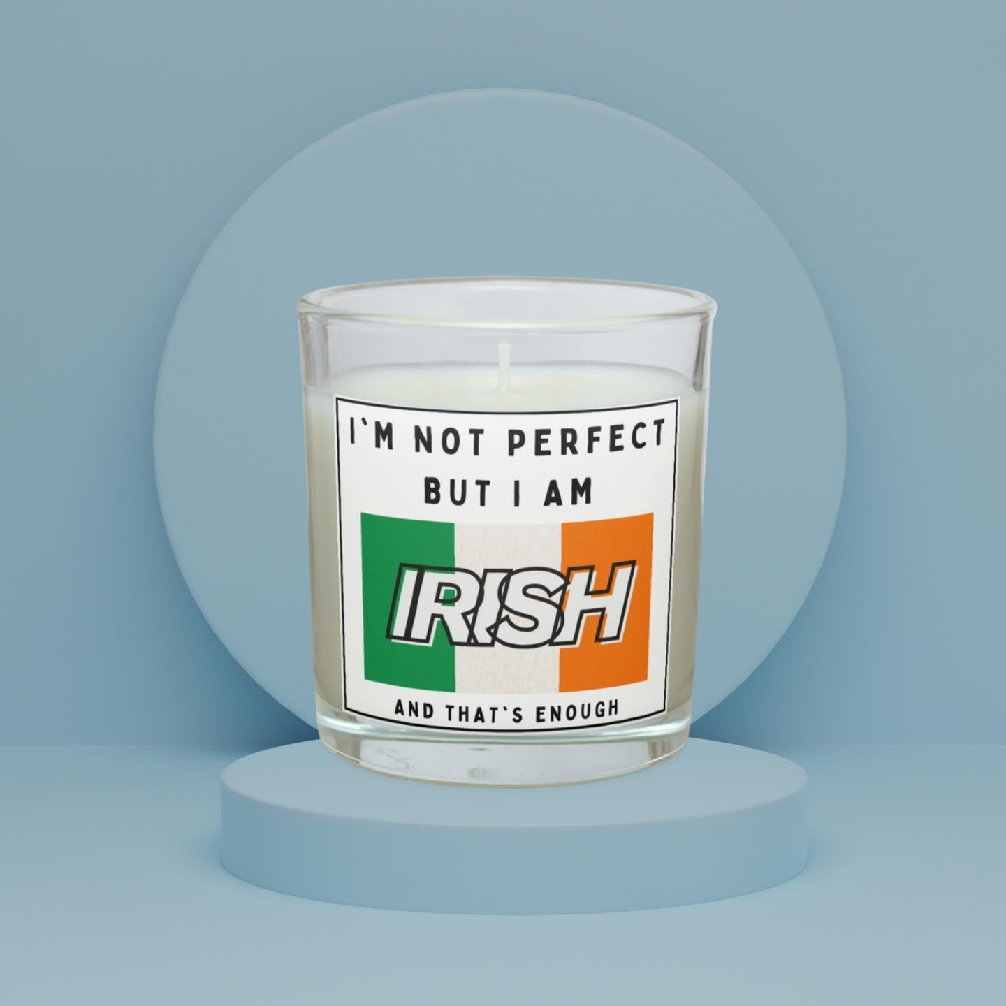 Irish Flag Personalised Candle | Proud to be Irish Gift | Custom Irish Message Soy Wax Candle | Ireland Home Decor Candle Etsy