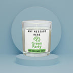 Personalised Green Party Soy Wax Candle: Eco-Friendly Political Gift Etsy