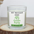 Personalised Green Party Soy Wax Candle: Eco-Friendly Political Gift Etsy