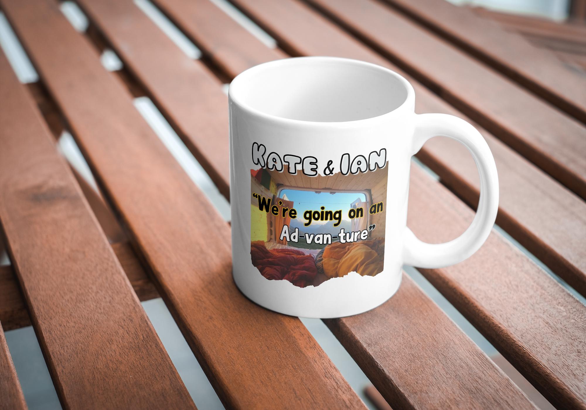 Personalised AdVanTure Mug | Custom Campervan Gift | Funny Vanlife Present | Scenic Travel Mug | Motorhome Cup | Caravan Gift Etsy