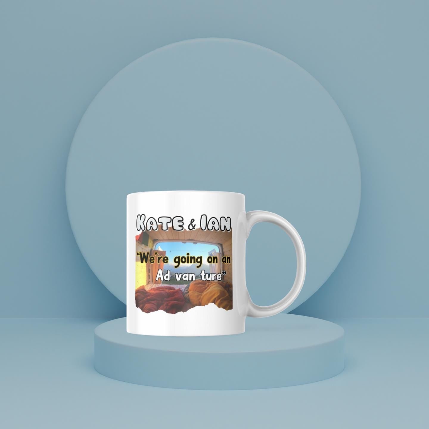 Personalised AdVanTure Mug | Custom Campervan Gift | Funny Vanlife Present | Scenic Travel Mug | Motorhome Cup | Caravan Gift Etsy