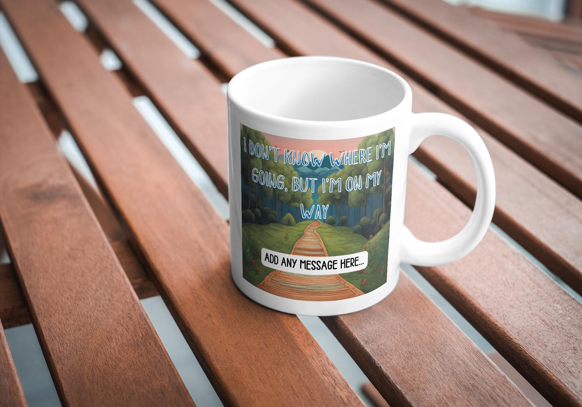 Personalised Vanlife Mug | Scenic Forest Travel Cup | Funny Camper Gift | Custom Message | UK Motorhome Present | Novelty Travellers Gift Etsy
