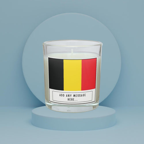 Belgium Personalised Candle | Flag of Belgium | Belgian Heritage Gift | Gift for Belgian | Belgian Flag Candle | Belgian Home Décor Candle Etsy