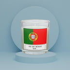 Portugal Personalised Candle | Flag of Portugal | Portuguese Flag Message | Gift for Portuguese | Custom Portuguese Message | Portugal Flag Etsy